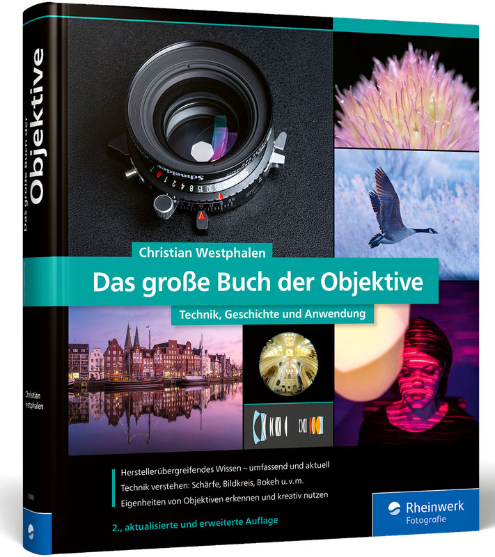 Cover der zweiten Auflage des großen Buchs der Objektive von Christian Westphalen